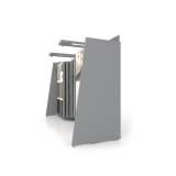 Expositor para cerámica Book 424+2 2010x1005 con luz plata lateral