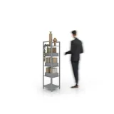 Accesorio expositor de laminados Book Case plata lateral