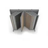 Expositor tipo libro para puertas Book Door 8 Plata aerea