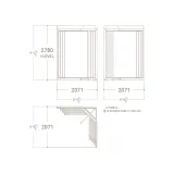 Book XL 12+2 blanco plano