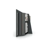Expositor de cerámica Book XL 24+2 Antracita lateral