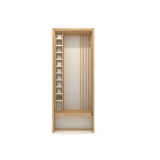 Expositor de Azulejos con Asiento Boutique Bench Seat madera frontal