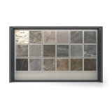 Tablero expositor de azulejos Boutique Ceramic Panels﻿​ 18 Antracita Frontal