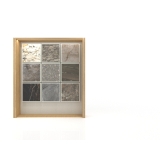 Tablero expositor de azulejos Boutique Ceramic Panels﻿​ 9 Madera Frontal