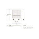 Tablero expositor de azulejos Boutique Ceramic Panels﻿​ 9 Plano