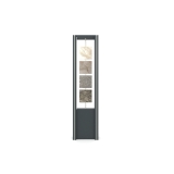 Divisor modular para ceramotecas Boutique Divider﻿​ antracita 30x30 frontal