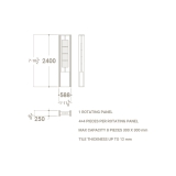 Divisor modular para ceramotecas Boutique Divider﻿​ madera 30x30 plano