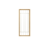 Divisor de ceramotecas para showrooms de azulejos Deco madera frontal