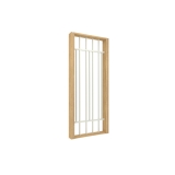 Divisor de ceramotecas para showrooms de azulejos Deco madera lateral