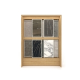 Expositor modular para ceramotecas Boutique Panels Madera Frontal