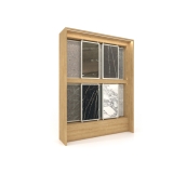 Expositor modular para ceramotecas Boutique Panels Madera Lateral