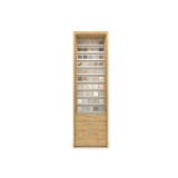 Expositor sencillo azulejo Plano Inclinado Box﻿​ 67 madera frontal