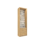 Expositor sencillo azulejo Plano Inclinado Box﻿​ 67 madera lateral