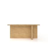 Exhibidor de cerámica Boutique Table Moodboard madera frontal