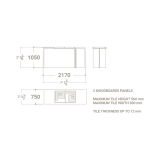 Exhibidor de cerámica Boutique Table Moodboard plano