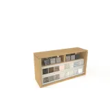 Expositor para baldosas cerámicas Boutique Table Show madera aerea