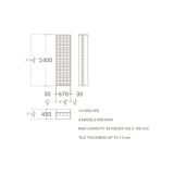 Muestrario de cerámica Boutique Tacos plano