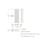 Muestrario de cerámica Boutique Tacos madera plano