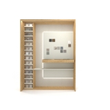 Expositor de azulejos Boutique Workbench Madera DX Frontal