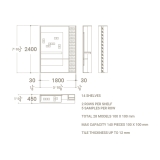 Expositor de azulejos Boutique Workbench Plano DX