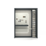 Expositor de azulejos Boutique Workbench Antracita SX Frontal