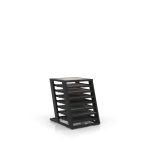 Expositor de azulejos para exterior Box Outdoor negro cerrado