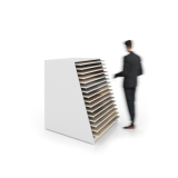 Cajonera Laminados Woodlook blanco
