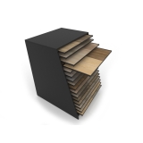 Cajonera Laminados Woodlook Negro