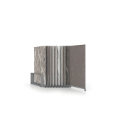 Expositor de azulejos Chicago V45 10P dx 120x60 plata abierto