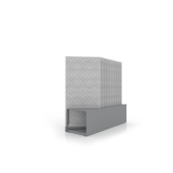 Expositor de azulejos Chicago V45 10P dx 120x60 plata trasera