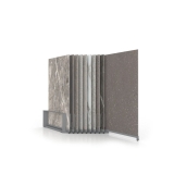 Expositor de azulejos Chicago V45 10P dx 150x75 plata abierto