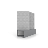 Expositor de azulejos Chicago V45 10P dx 150x75 plata trasera