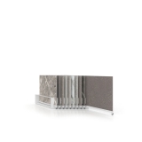 Expositor de azulejos Chicago V45 10P dx 75x75 blanco abierto