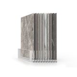 Expositor de azulejos Chicago V45 10P dx 160x80 blanco cerrado