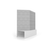 Expositor de azulejos Chicago V45 10P dx 160x80 blanco trasera
