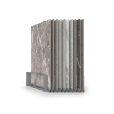 Expositor de azulejos Chicago V45 10P dx 160x80 plata cerrado