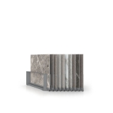 Expositor de azulejos Chicago V45 10P dx 80x80 plata cerrado