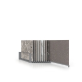 Expositor de azulejos Chicago V45 10P dx 90x90 plata abierto