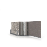 Expositor de azulejos Chicago V45 10P dx 100x100 plata abierto