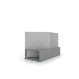 Expositor de azulejos Chicago V45 10P dx 100x100 plata trasera