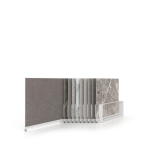 Expositor de azulejos Chicago V45 10P sx 90x90 blanco abierto