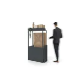 Expositor para suelos vinílicos Colorado Woodlook antracita frontal