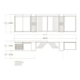 Expositores de azulejos Composición 101 plano