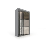 Expositor de azulejos multiformato Composition 117 5 luz plata lateral