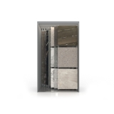Expositor de azulejos multiformato Composition 117 7 luz plata frontal