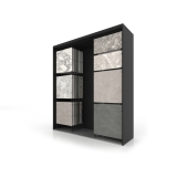 Expositor para azulejos Composition 118 7 negro sx