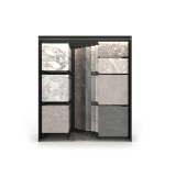 Expositor para azulejos Composition 118 7 luz negro frontal