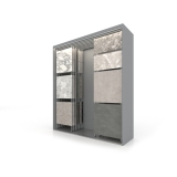 Expositor para azulejos Composition 118 7 luz plata sx