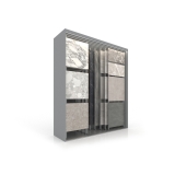 Expositor para azulejos Composition 118 7 luz plata lateral