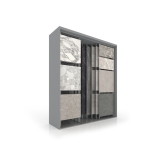 Expositor para azulejos Composition 118 7 plata lateral